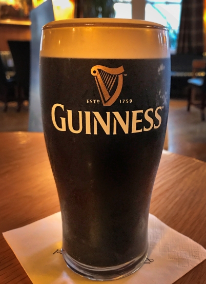 Glass of Guinness pint